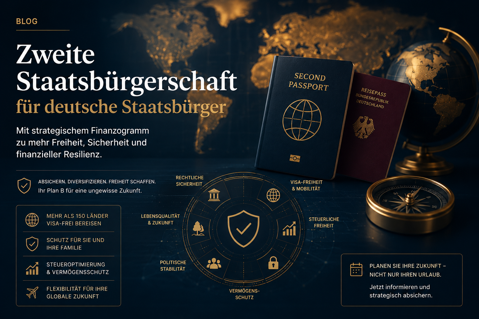Read more about the article Zweitpass für deutsche Staatsbürger – strategische Einordnung